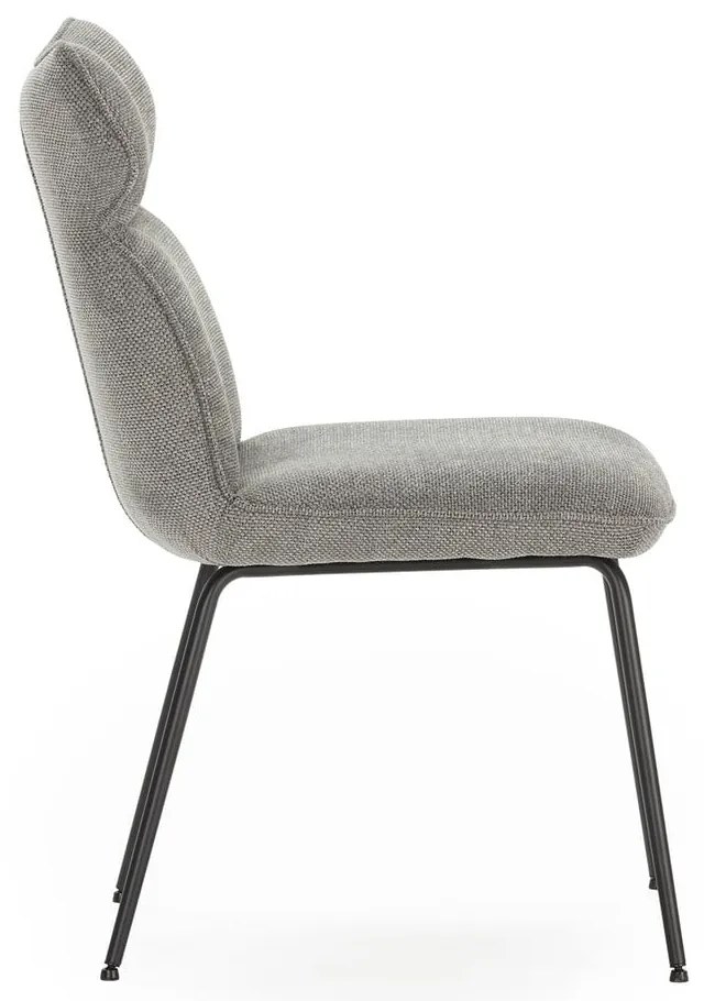 Set di 2 sedie da pranzo grigie Dara - Marckeric