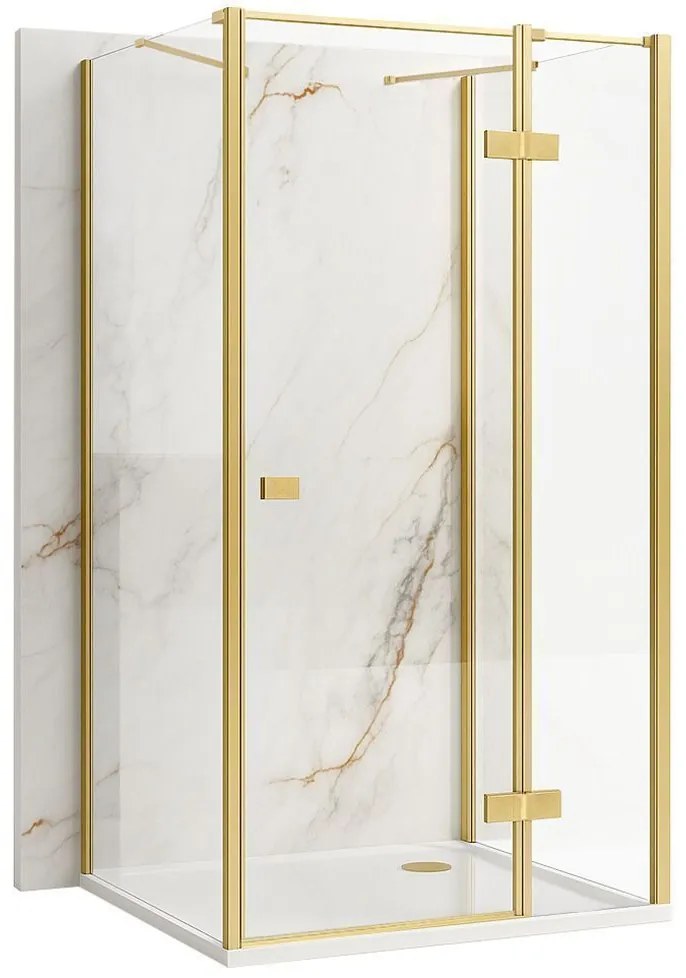 Cabina doccia Rea Atlas 120x100 Brush Gold