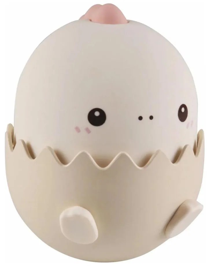 Lampada tattile per bambini a LED RGBW Dimmerabile BABY DINO LED/0,75W/5V 1200mAh rosa