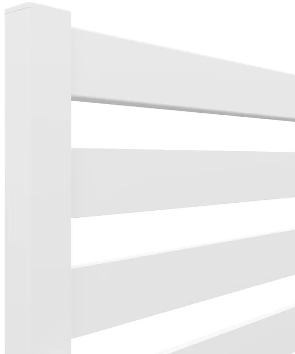 Cancelletto GARDENGATE in alluminio bianco H 150.6 x L 100 cm