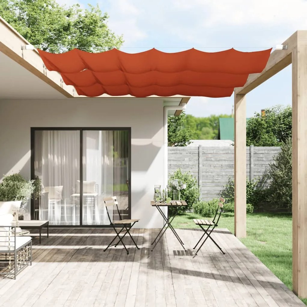 Paravento Verticale Terracotta 60x360 Cm İn Tessuto Oxford /