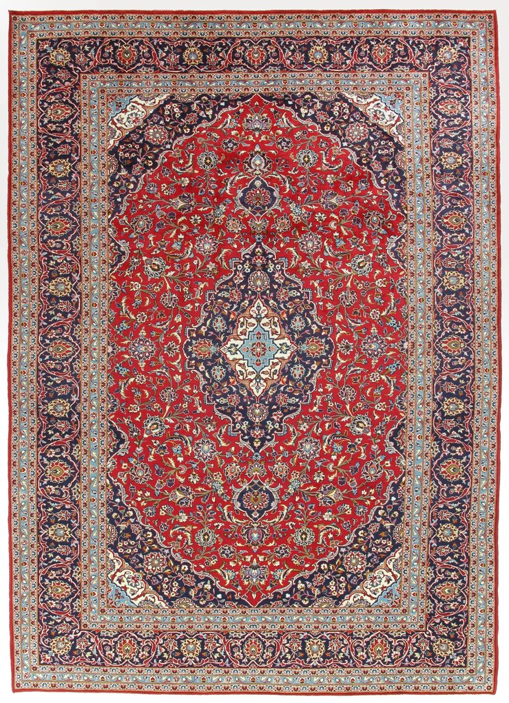 Kashan Tappeto 250x350 (Iran) Annodato A Mano