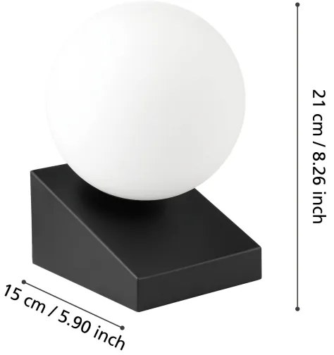 Eglo 900358 - Lampada da tavolo BILBANA 1xE14/40W/230V