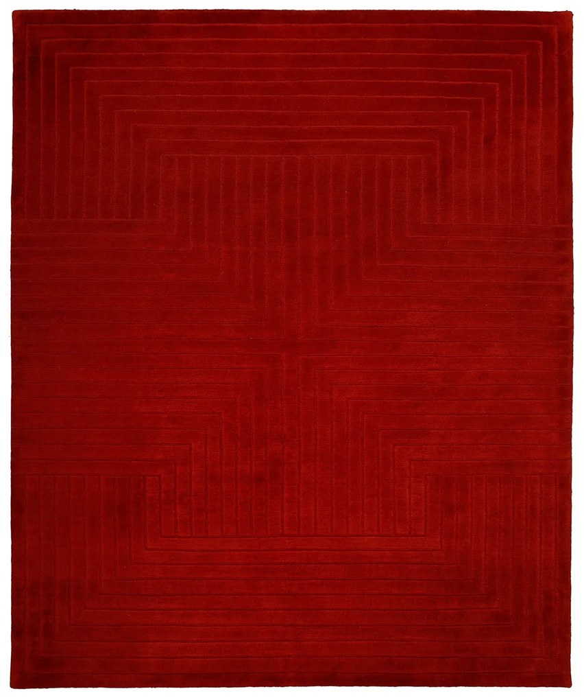 Nepal Tappeto 250 x 300 Rosso (Nepal) Annodato A Mano