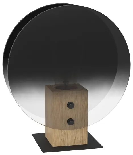 Eglo 390143 - Lampadario a sospensione con filo MILLENA 1xE27/40W/230V fumé