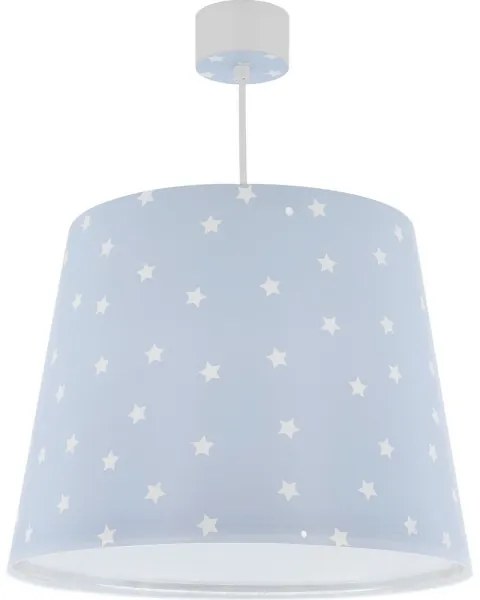Dalber 82212T - Lampadario per bambini STAR LIGHT 1xE27/60W/230V blu
