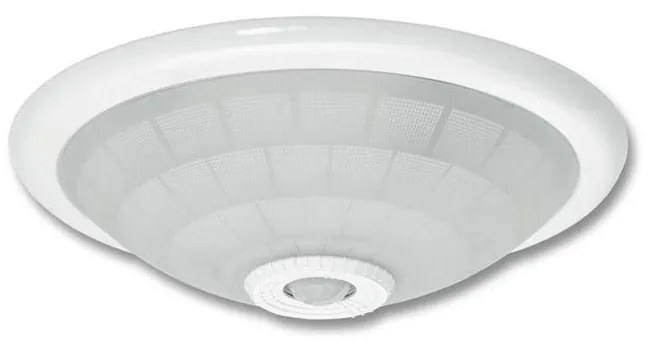 Ecolite WHST78-BI - Plafoniera da esterno con sensore VERA 2xE27/60W/230V IP44