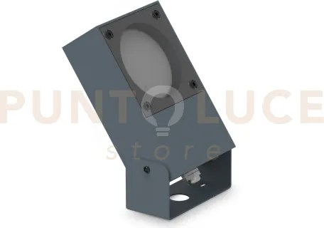Sirio proiettore da esterno 1 luce attacco gx53 ip65 antracite