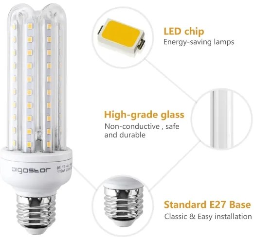 Lampadina LED E27/15W/230V 3000K - Aigostar
