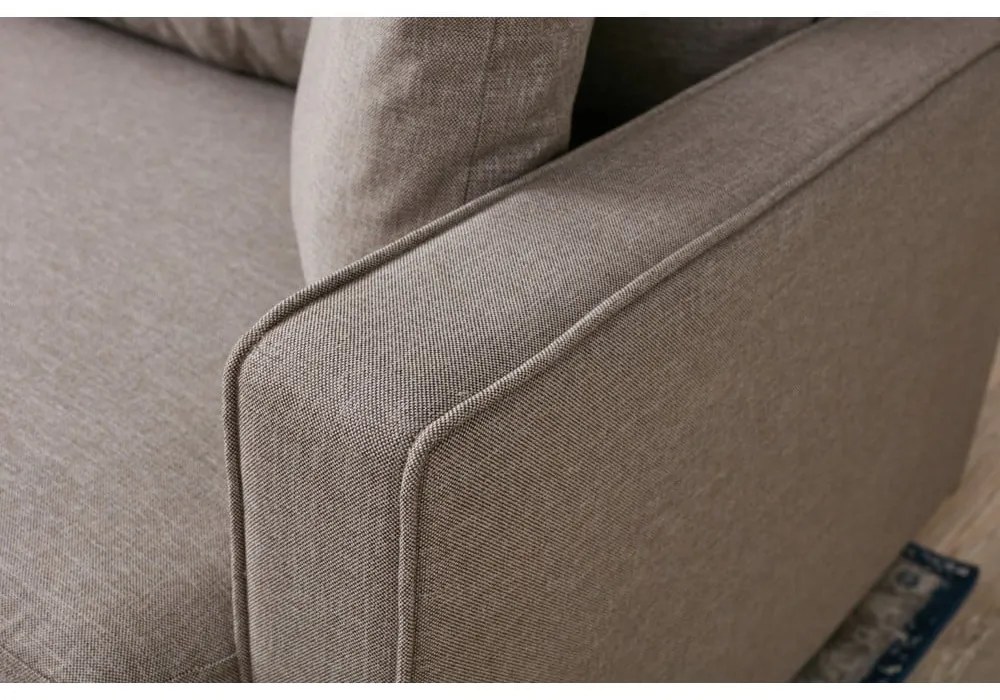 Divano letto marrone chiaro 210 cm Eva - Balcab Home