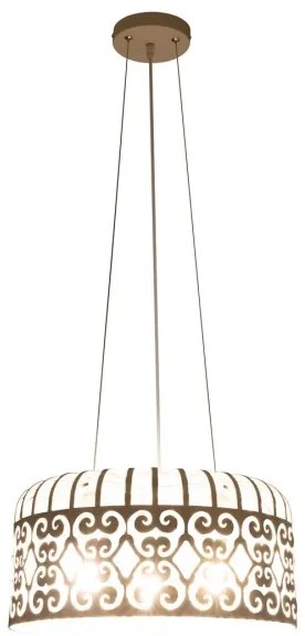 Rabalux 2163 - Lampadario ALESSANDRA 3xE27/60W/230V bianco