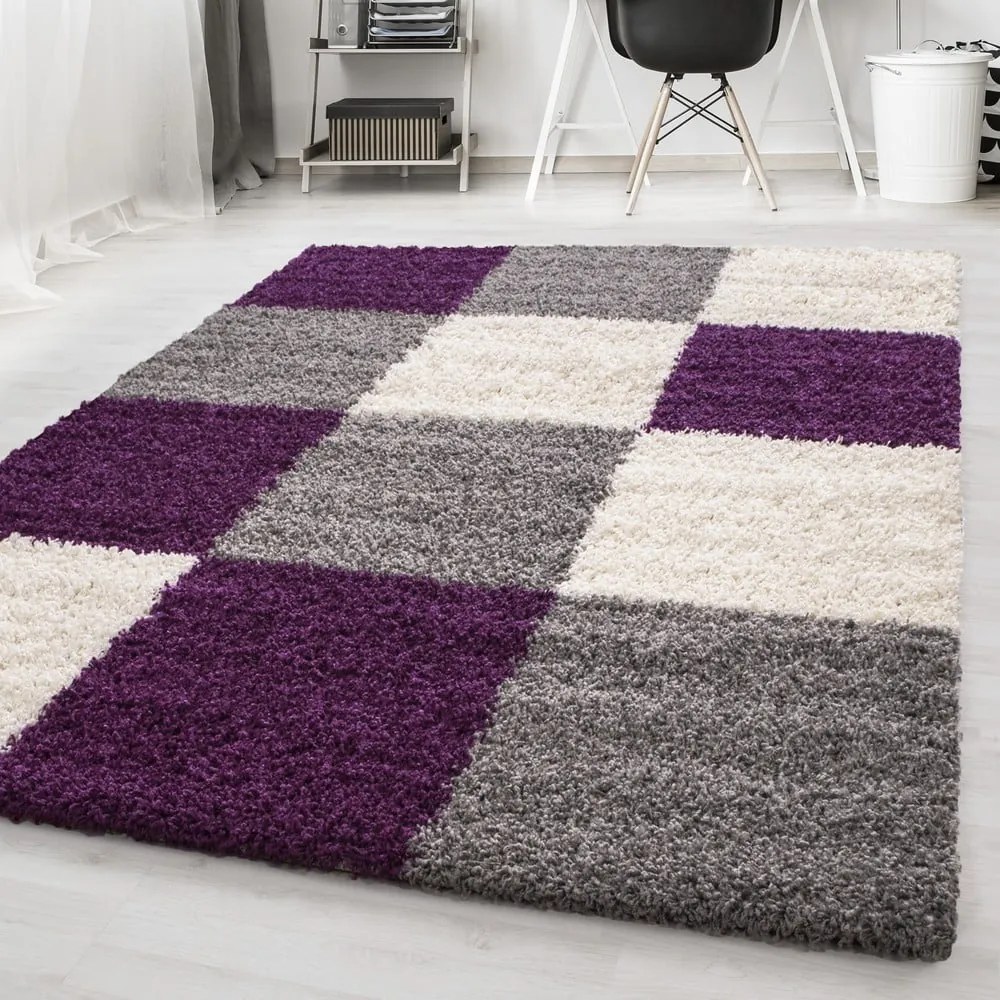 Tappeto grigio-viola 60x110 cm Life - Ayyildiz Carpets