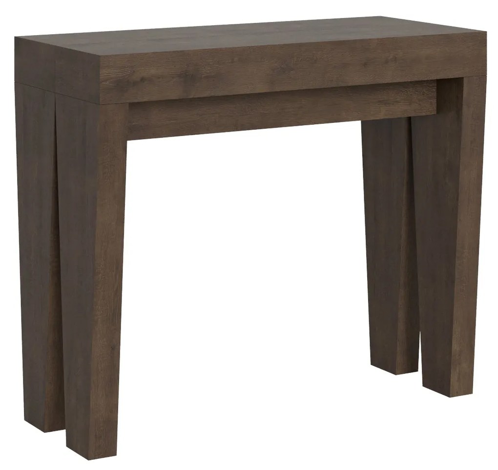Consolle Estensibile Spimbo in Misure Variabili, 90x40/196 / Noce
