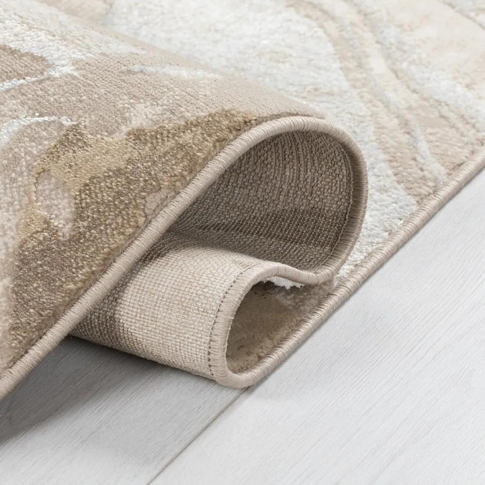 Tappeto beige/naturale 80x300 cm Marbled - Flair Rugs