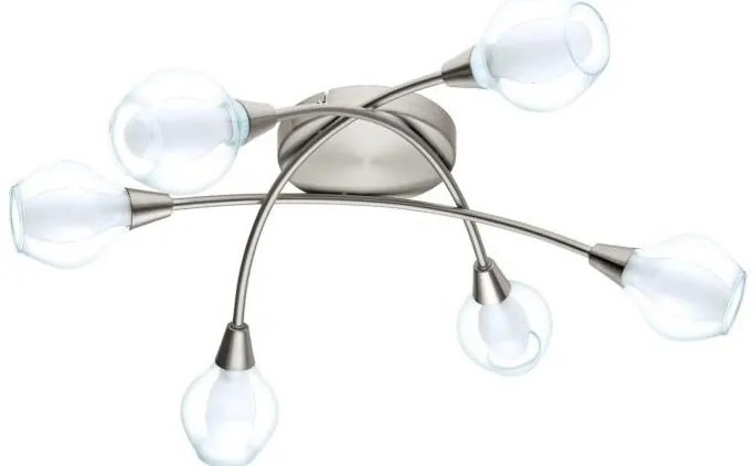 Eglo 32595 - Plafoniera ARNADO 6xG9/33W/230V, cromo opaco