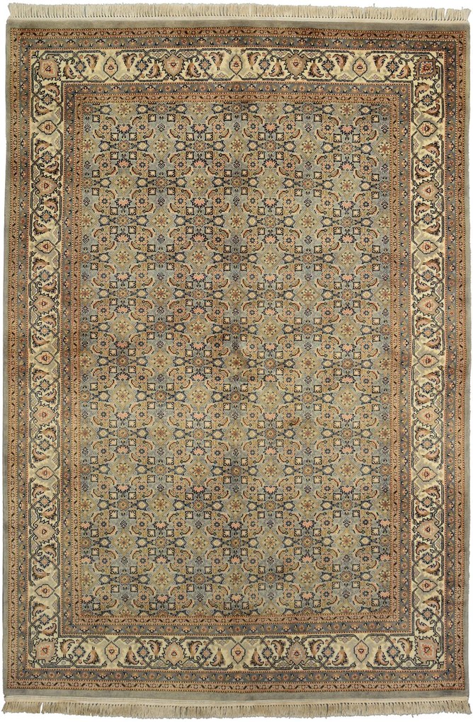 Bidjar Tappeto orientale 250 x 170 Blu (Indian) Annodato A Mano