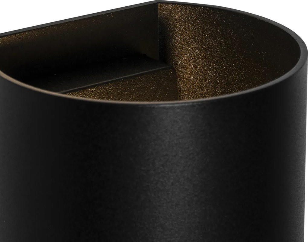 Lampada da parete intelligente nera con Wi-Fi G9 - Sabbio