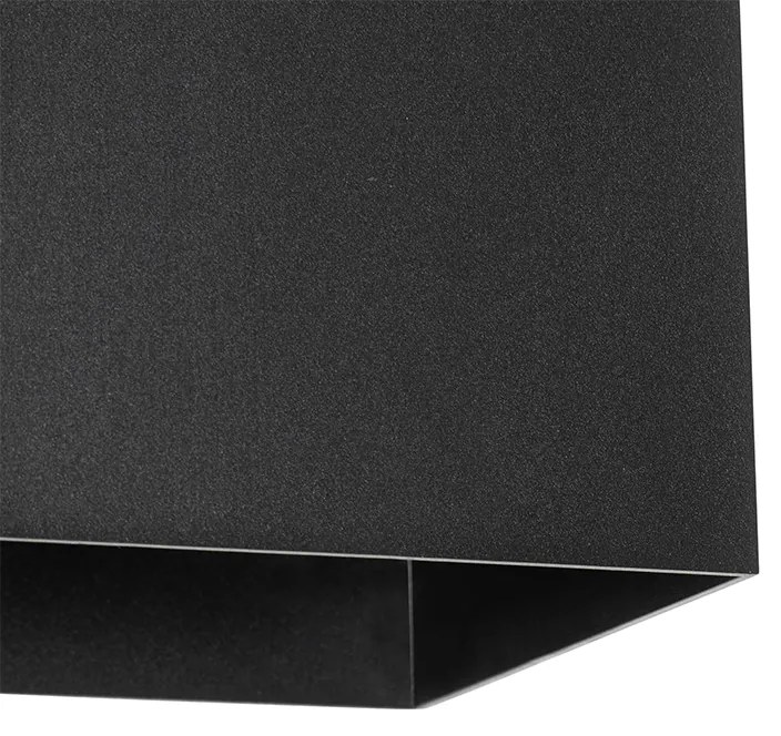Applique per esterni nera dimmerabile con sensore solare - Charlotte