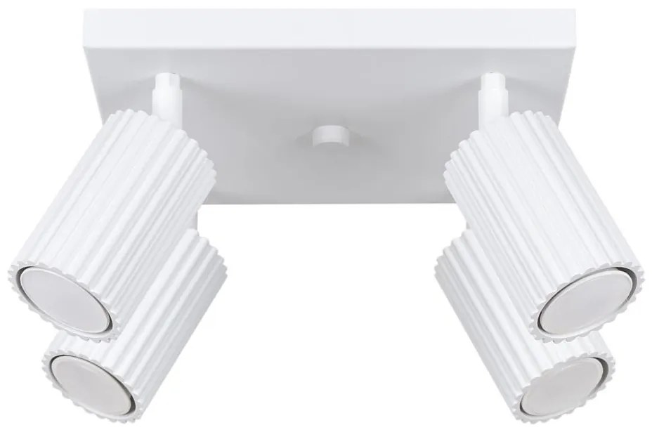 Sollux SL.1545 - Faretto KARBON 4xGU10/10W/230V bianco