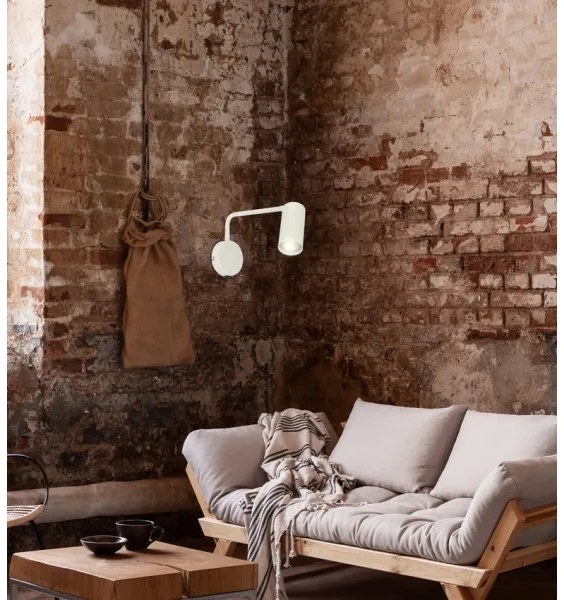 Lampada da parete TINA 1xGU10/15W/230V bianca