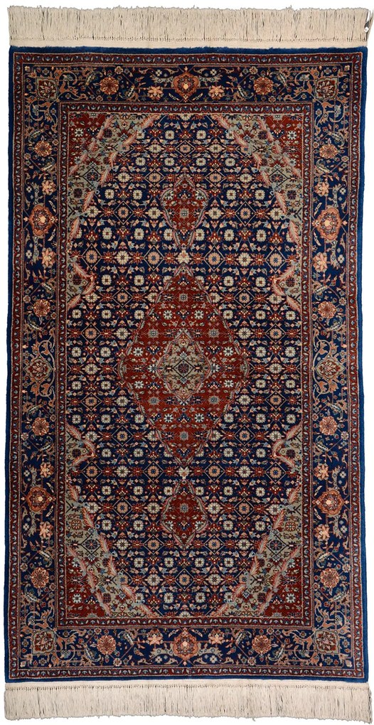 Tabriz Tappeto orientale 90x170 Blu (Cina) Annodato A Mano