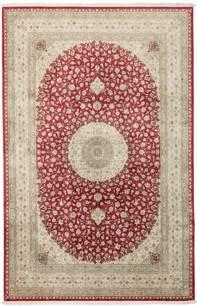 Ghom Tappeto 200 x 300 (Iran) Annodato A Mano