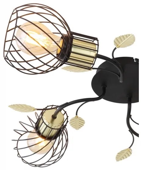 Globo 54113-4D - Lampadario da parete LALLY 4xE27/40W/230V