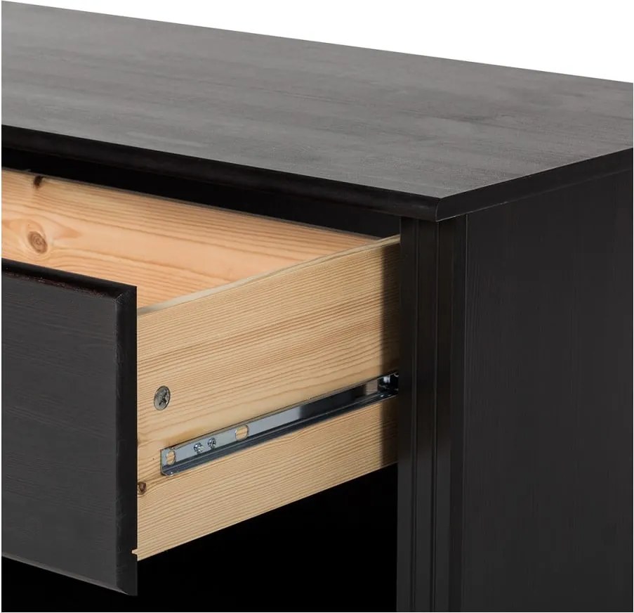 Televisore marrone in legno di pino 214x223 cm Anita - Støraa