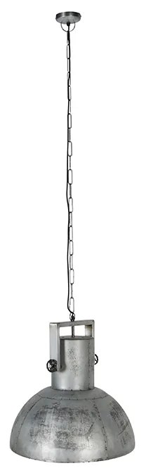 Lampada a sospensione industriale grigia 40 cm - Samia Sabo