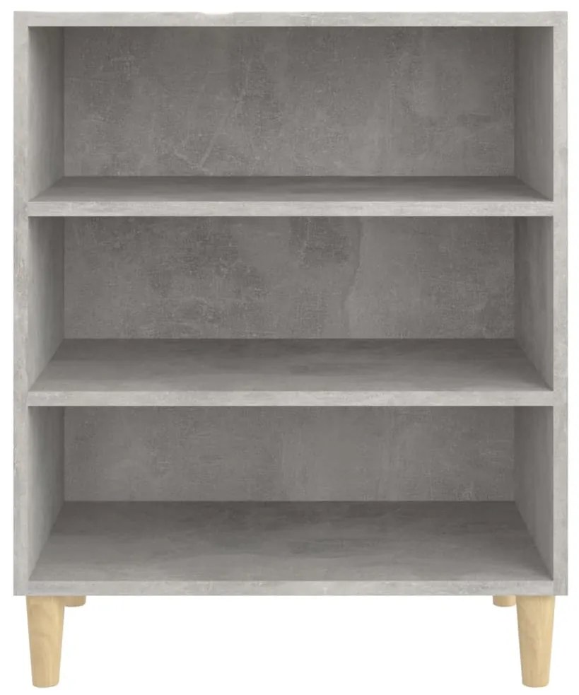 Credenza grigio cemento 57x35x70 cm in truciolato