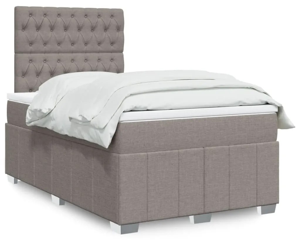 Giroletto A Molle Con Materasso Tortora 120x200 Cm İn Tessuto /