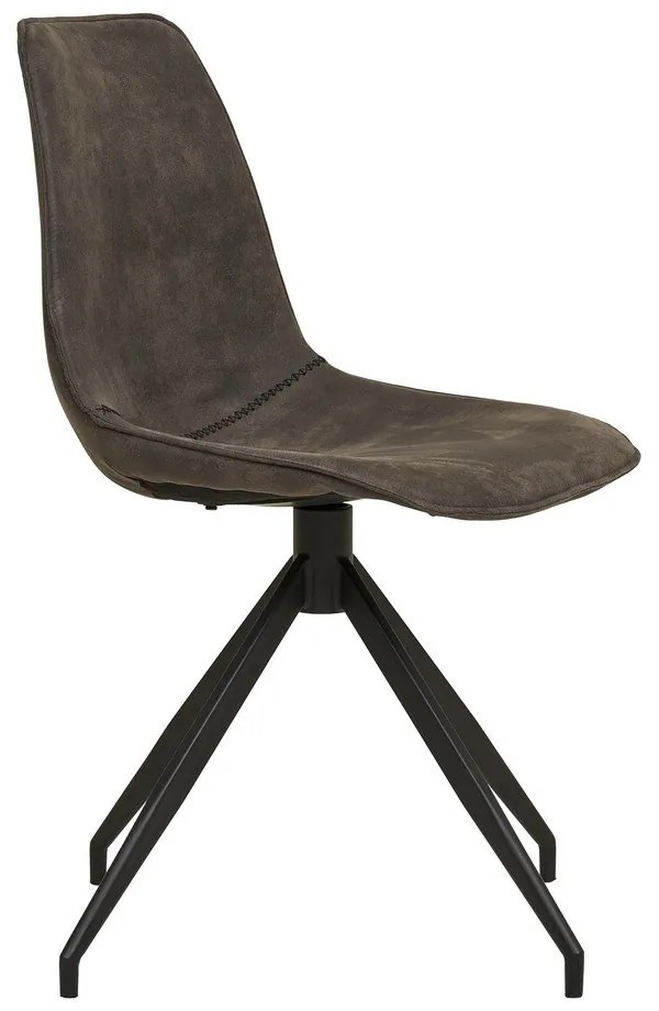 Sedie da pranzo grigie in un set di 2 Monaco - House Nordic