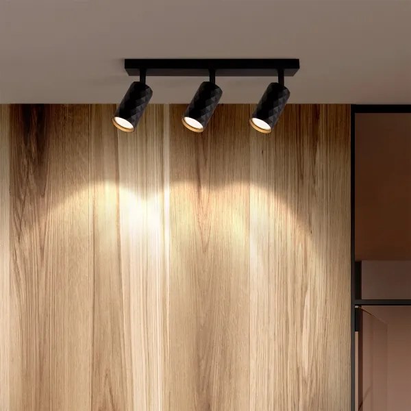 Brilagi - Faretto SELE DIAMANT 3xGU10/30W/230V nero