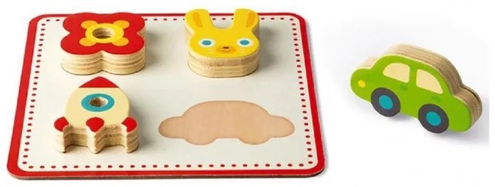 Gioco di Riconoscimento - Tattile Memory Touch' - legno