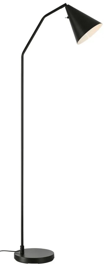 Lampada da terra LED nera con paralume in metallo e intensità regolabile (altezza totale 144 cm) Funil – Markslöjd