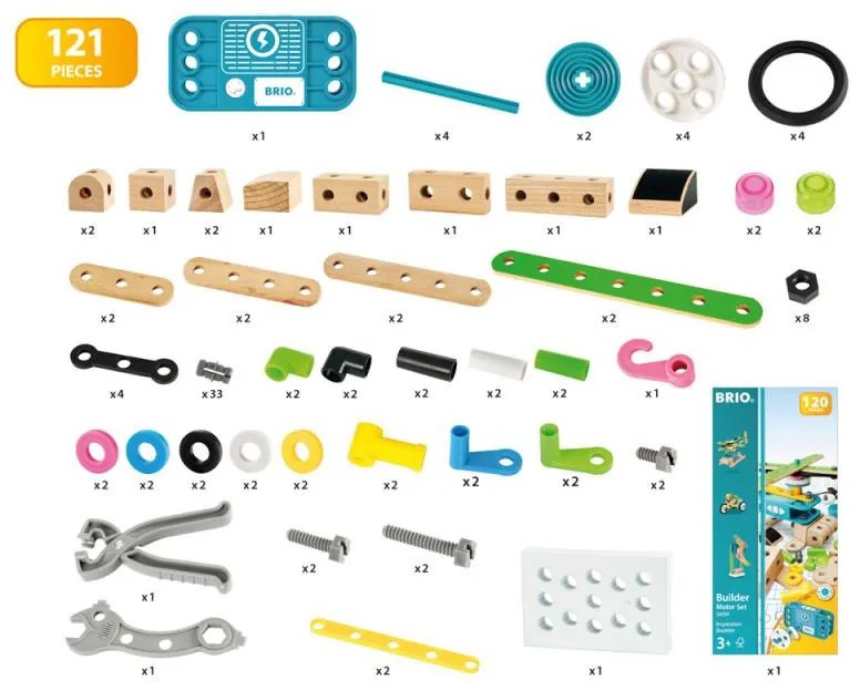 Brio - Set a motore Builder - 120 pezzi