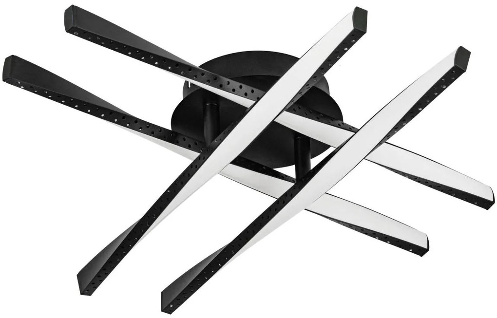 Eglo 75683 - Plafoniera LED ADEJE LED/19W/230V nera