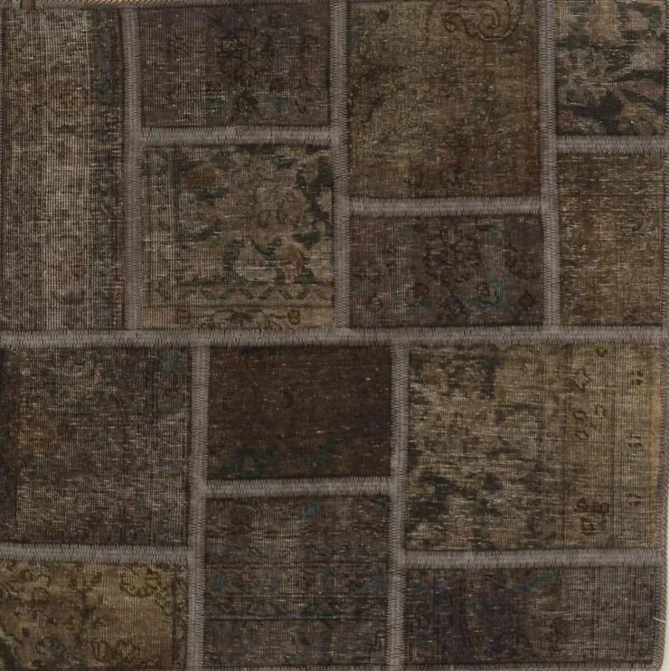 Patchwork Tappeto persiano 100x100 (Iran)