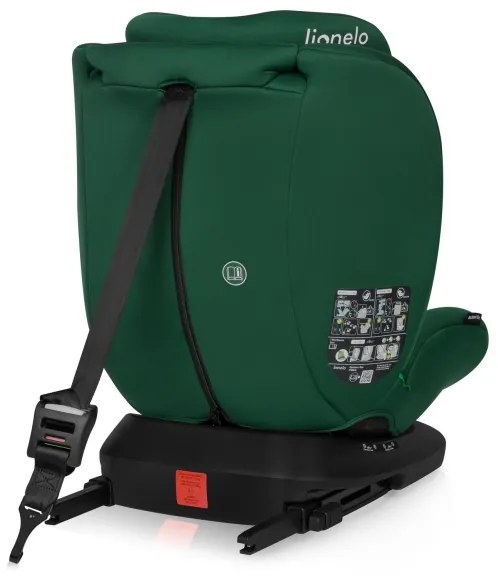 Lionelo - Seggiolino auto con base girevole BASTIAAN i-Size 40-150 cm Verde Foresta
