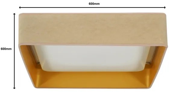 Brilagi-LED Lampada dimmerabile VELVET SQUARE LED/36W/230V Wi-Fi Tuya+telecomando beige