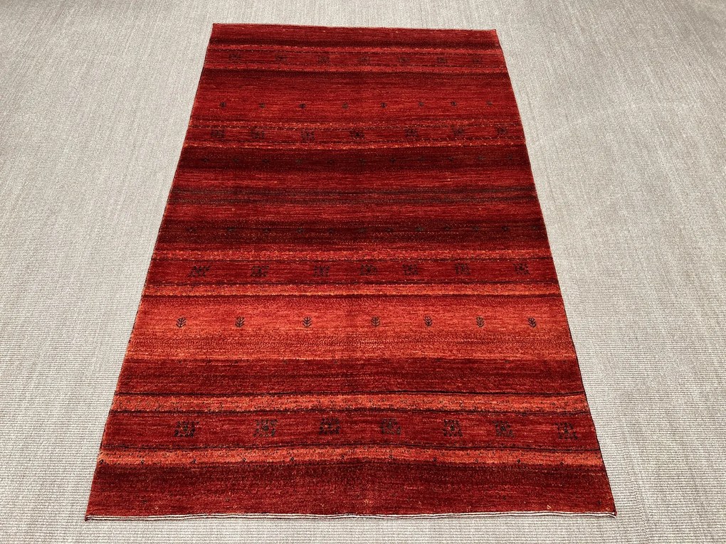 Loribaft Tappeto persiano 240 x 150 Rosso (Iran) Annodato A Mano
