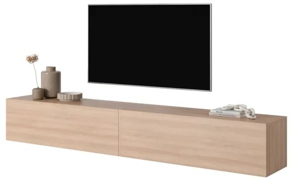 Mobile TV Sospeso 200 Cm 2 Ante Rovere Lindberg Echo
