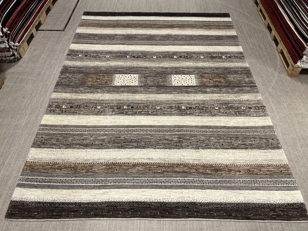 Loribaft Tappeto 350 x 260 Beige (Iran) Annodato A Mano