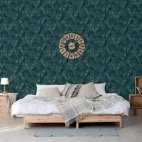 DUTCH WALLCOVERINGS Carta da Parati Onyx Verde 442575