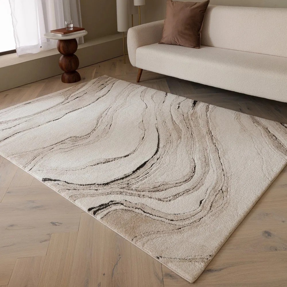 Tappeto beige 120x170 cm Mirage Quartz - Asiatic Carpets