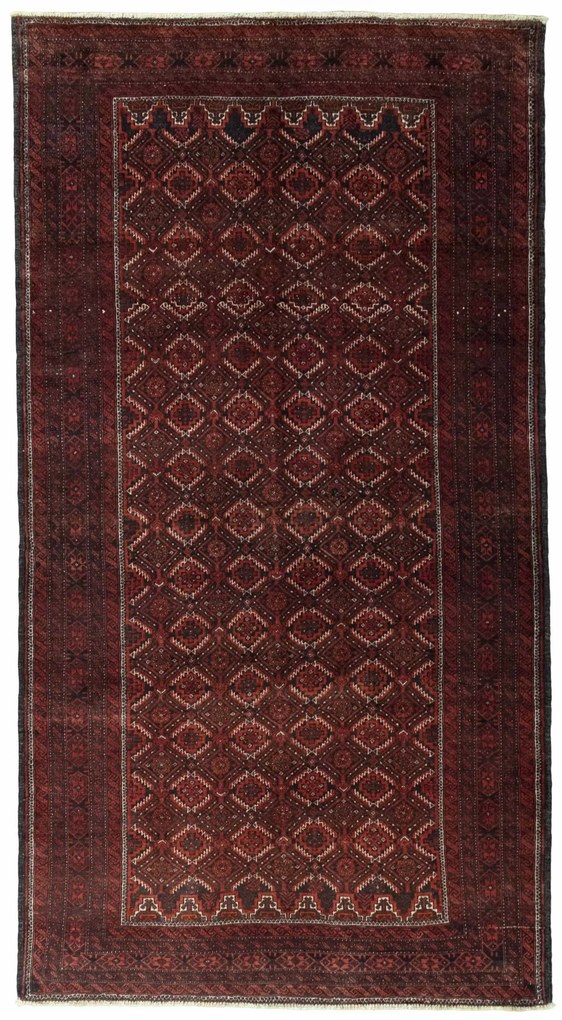 Tappeto persiano 160x300 Nero (Iran) Annodato A Mano