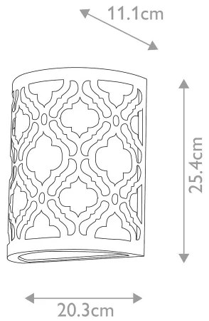 Gilded Nola - Applique ARABELLA 1xE27/60W/230V