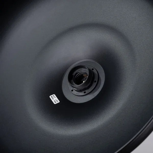 Sollux SL.1330 - Lampadario a sospensione con filo GINA 1xE27/15W/230V diametro 38 cm nero