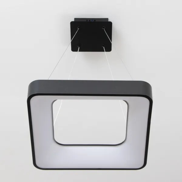 Brilagi - Lampada LED dimmerabile sospesa a cavo FALCON II LED/80W/230V 40x40 cm nero + telecomando