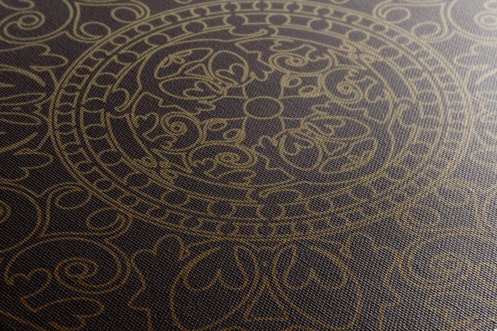 Quadro su tela – Ornamento orientale dorato
